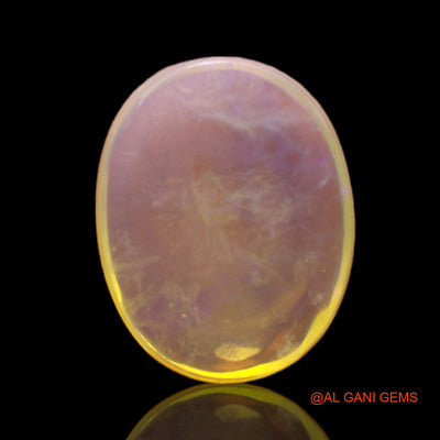 3.00 Cts Natural Australian Fire Opal Loose Gemstone Oval Cabochon 14x11x3 mm AC-190