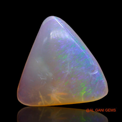 3.00 Cts Natural Australian Fire Opal Loose Gemstone Trillion Cabochon 12x12x4 mm AC-191