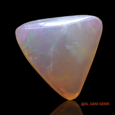 3.00 Cts Natural Australian Fire Opal Loose Gemstone Trillion Cabochon 12x12x4 mm AC-191