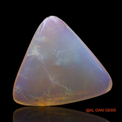 3.00 Cts Natural Australian Fire Opal Loose Gemstone Trillion Cabochon 12x12x4 mm AC-191
