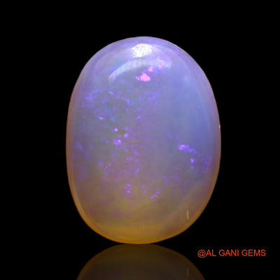 4.00 Cts Natural Australian Fire Opal Oval Cabochon Loose Gemstone For Jewelry 14x10x4 mm AC-192