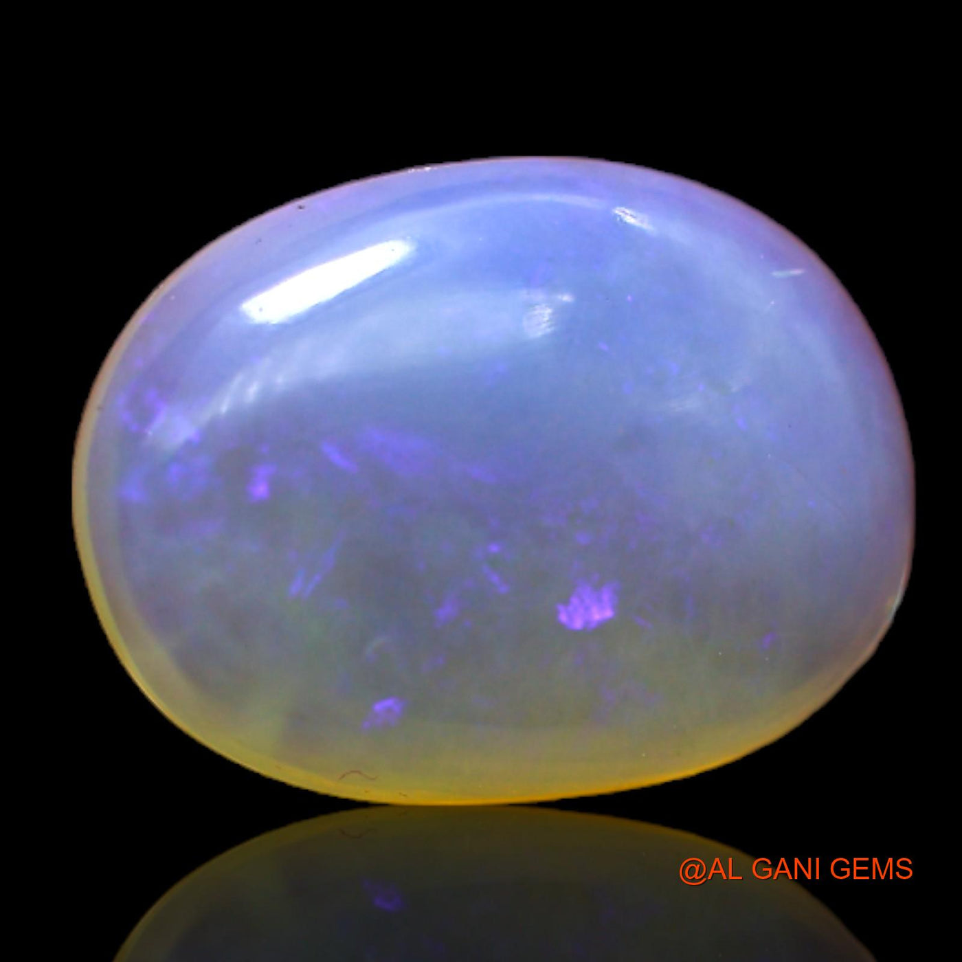 4.00 Cts Natural Australian Fire Opal Oval Cabochon Loose Gemstone For Jewelry 14x10x4 mm AC-192