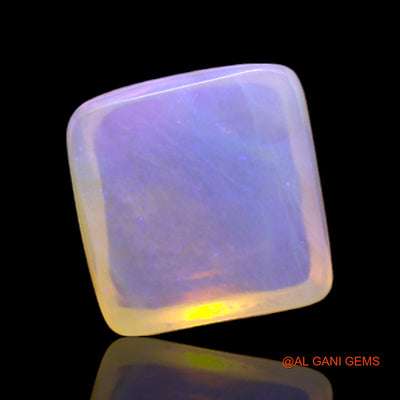 Natural Untreated Fire Opal Loose Gemstone Square Cabochon From Australia 5.00 Cts 11x11x5 mm AC-193