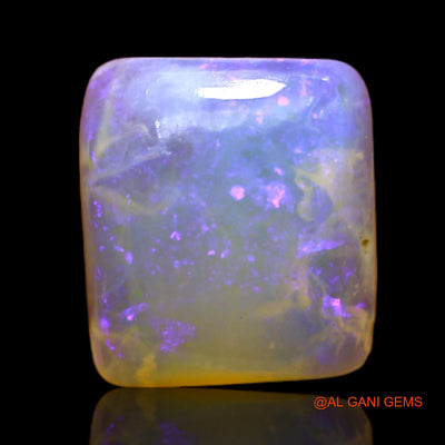 4.00 Cts Unheated Australian Fire Opal Loose Gemstone Square Cabochon Natural 11x10x5 mm AC-196