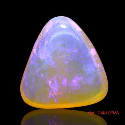 Natural Fire Opal Gemstone 3.00 Cts Loose Trillion Cabochon From Australia 11x11x5 mm AC-197