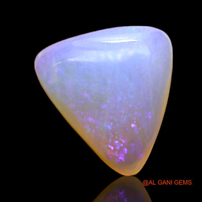 3.00 Cts Natural Australian Fire Opal Trillion Cabochon Loose Gemstone For Jewelry 12x10x4 mm AC-199