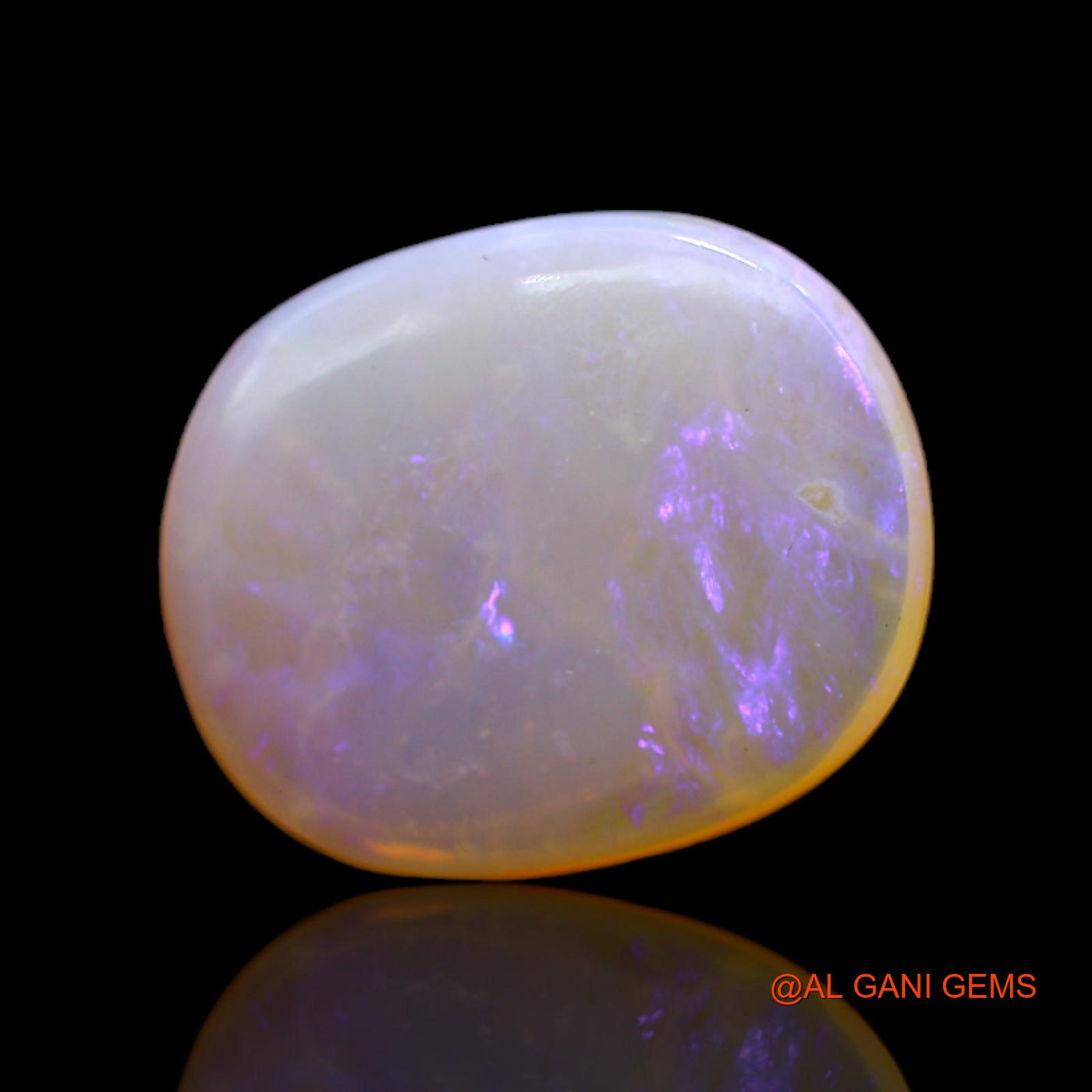 6.00 Cts Natural Australian Fire Opal Loose Gemstone Oval Cabochon 18x14x3 mm AC-19