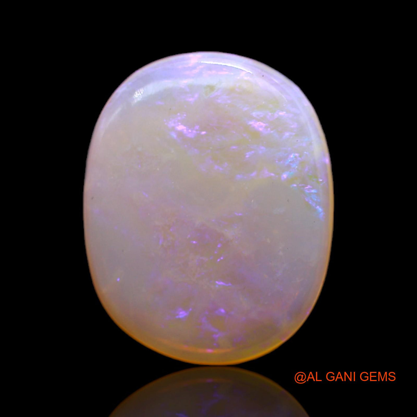 6.00 Cts Natural Australian Fire Opal Loose Gemstone Oval Cabochon 18x14x3 mm AC-19