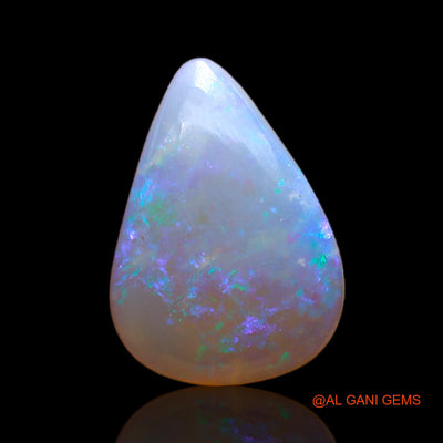 2.00 Cts Natural Australian Fire Opal Loose Gemstone Pear Cabochon 13x9x3 mm AC-200