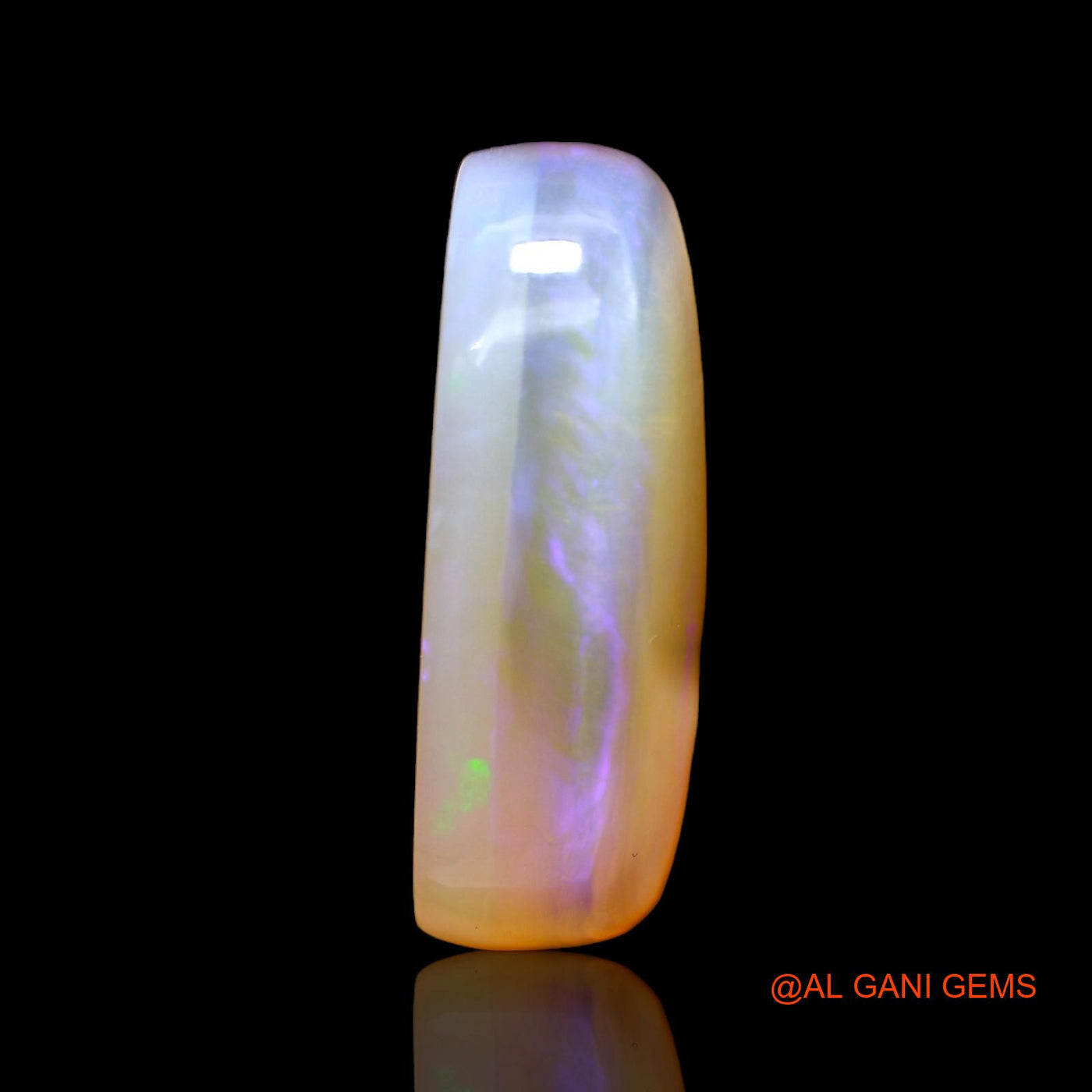 26.00 Cts Natural Australian Fire Opal Oval Cabochon Loose Gemstone For Jewelry 26x15x8 mm AC-201
