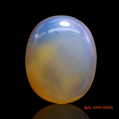18.00 Cts Natural Australian Fire Opal Oval Cabochon Loose Gemstone For Jewelry 22x18x6 mm AC-203