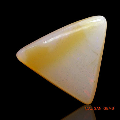 10.00 Cts Natural Australian Fire Opal Loose Gemstone Trillion Cabochon 18x18x5 mm AC-206