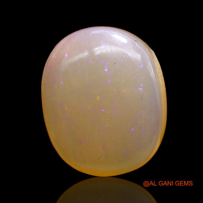 18.00 Cts Unheated Australian Fire Opal Loose Gemstone Oval Cabochon Natural 20x16x7 mm AC-209