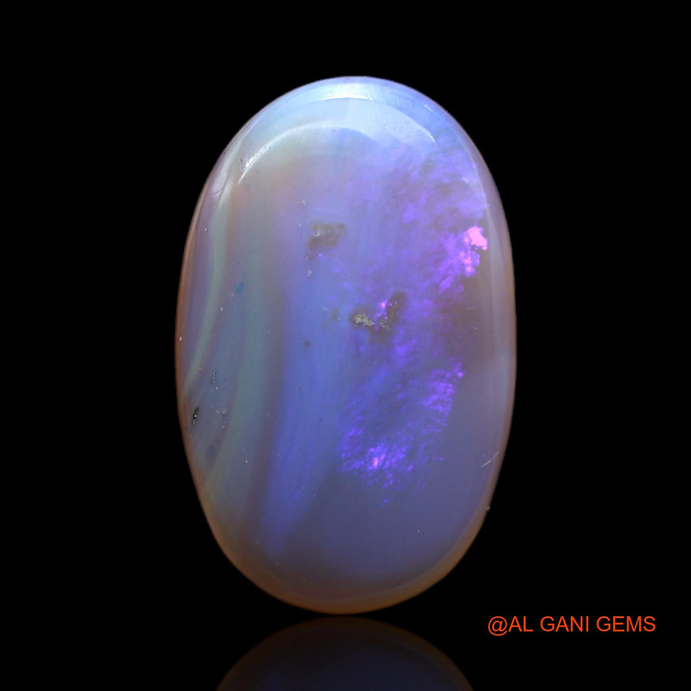 7.00 Cts Unheated Australian Fire Opal Loose Gemstone Oval Cabochon Natural 20x13x3 mm AC-20