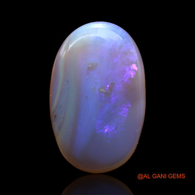 7.00 Cts Unheated Australian Fire Opal Loose Gemstone Oval Cabochon Natural 20x13x3 mm AC-20