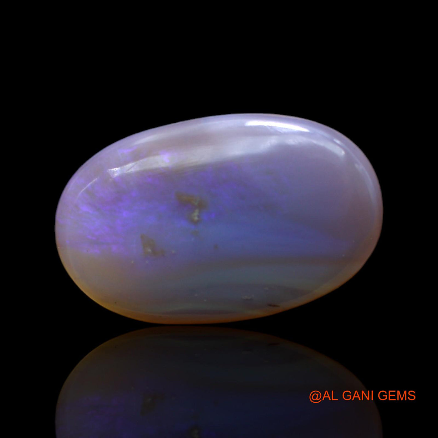 7.00 Cts Unheated Australian Fire Opal Loose Gemstone Oval Cabochon Natural 20x13x3 mm AC-20