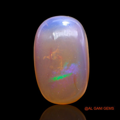 15.00 Cts Natural Australian Fire Opal Loose Gemstone Oval Cabochon 21x13x7 mm AC-211