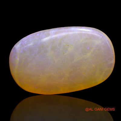 12.00 Cts Natural Australian Fire Opal Loose Gemstone Oval Cabochon 22x14x5 mm AC-212