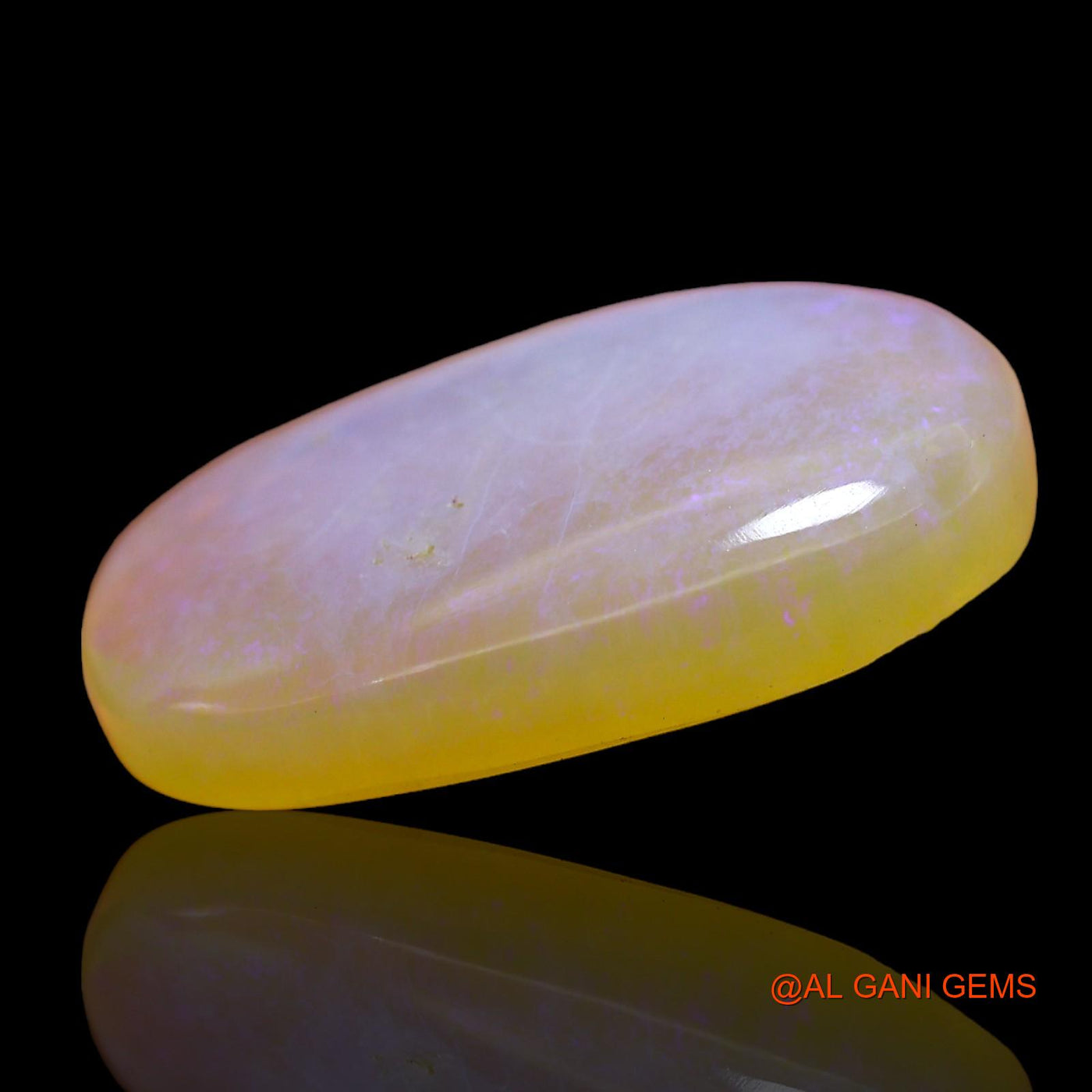 12.00 Cts Natural Australian Fire Opal Loose Gemstone Oval Cabochon 22x14x5 mm AC-212