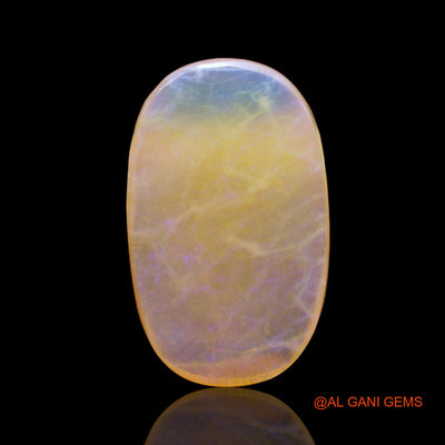 12.00 Cts Natural Australian Fire Opal Loose Gemstone Oval Cabochon 22x14x5 mm AC-212