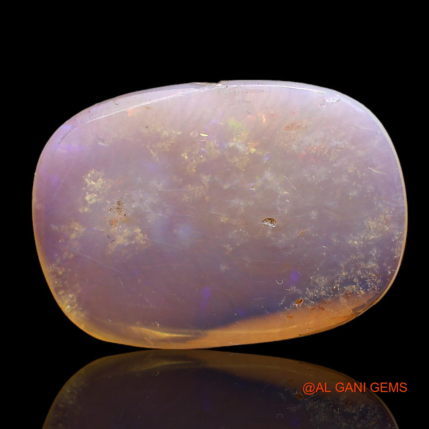 6.00 Cts Natural Australian Fire Opal Loose Gemstone Oval Cabochon 21x15x2 mm AC-213
