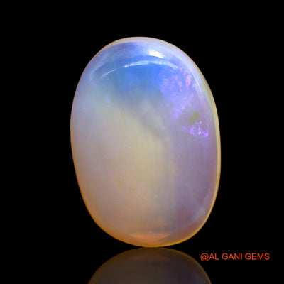 Natural Fire Opal Gemstone 12.00 Cts Loose Oval Cabochon From Australia 21x15x6 mm AC-214