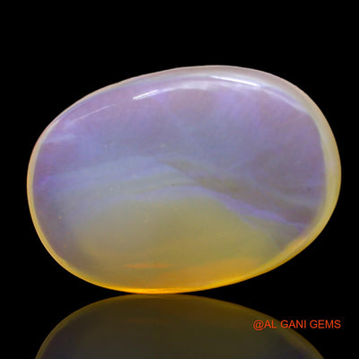 Natural Fire Opal Gemstone 12.00 Cts Loose Oval Cabochon From Australia 21x15x6 mm AC-214