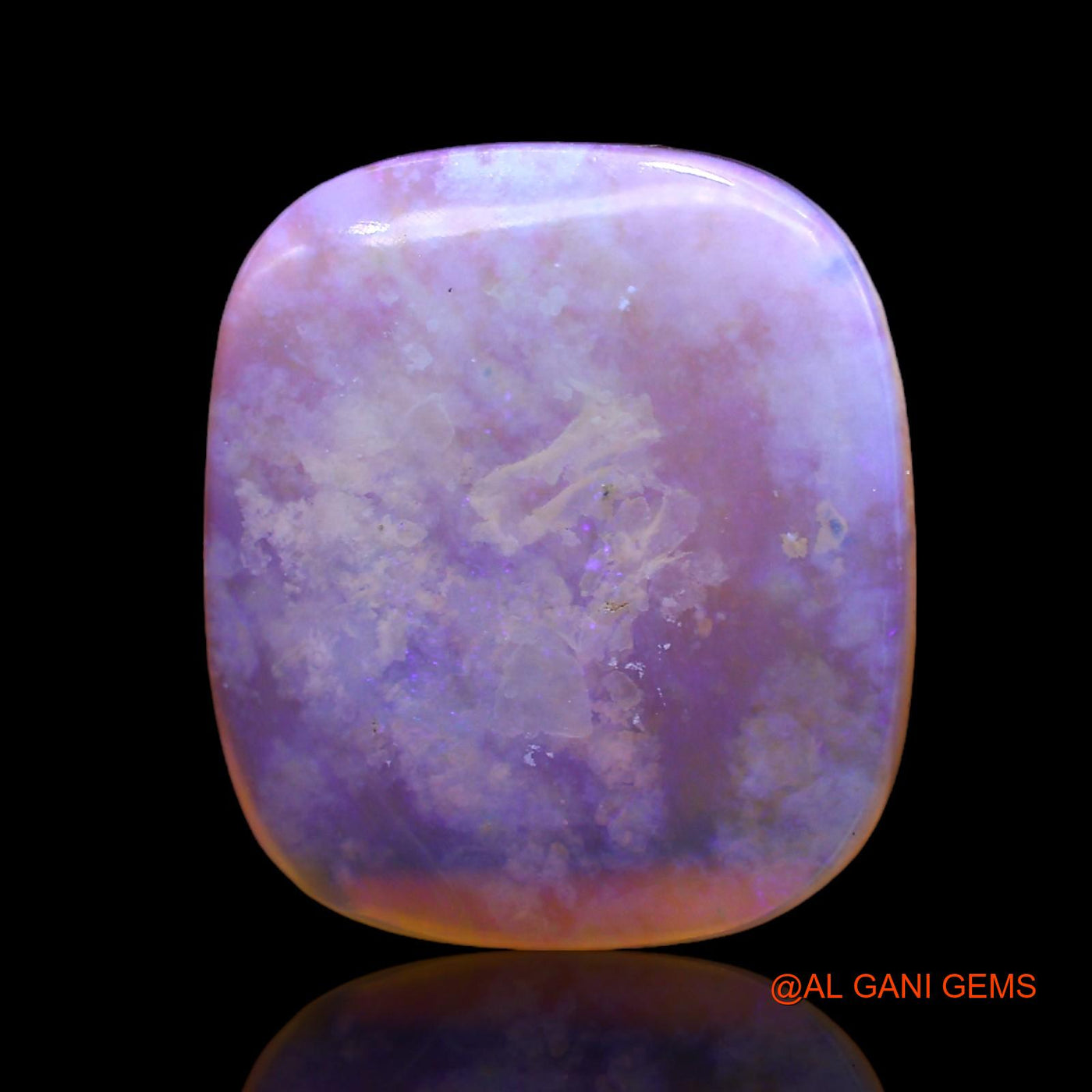 8.00 Cts Unheated Australian Fire Opal Loose Gemstone Oval Cabochon Natural 18x15x3 mm AC-215