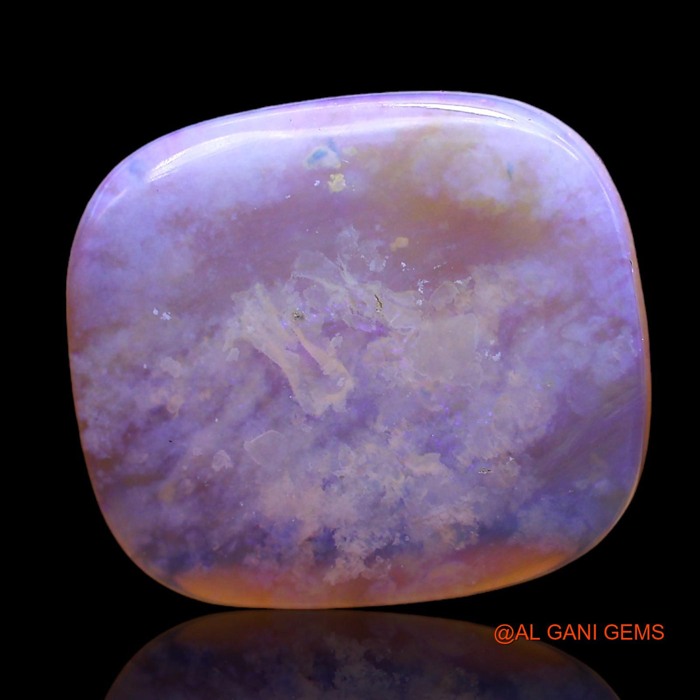 8.00 Cts Unheated Australian Fire Opal Loose Gemstone Oval Cabochon Natural 18x15x3 mm AC-215
