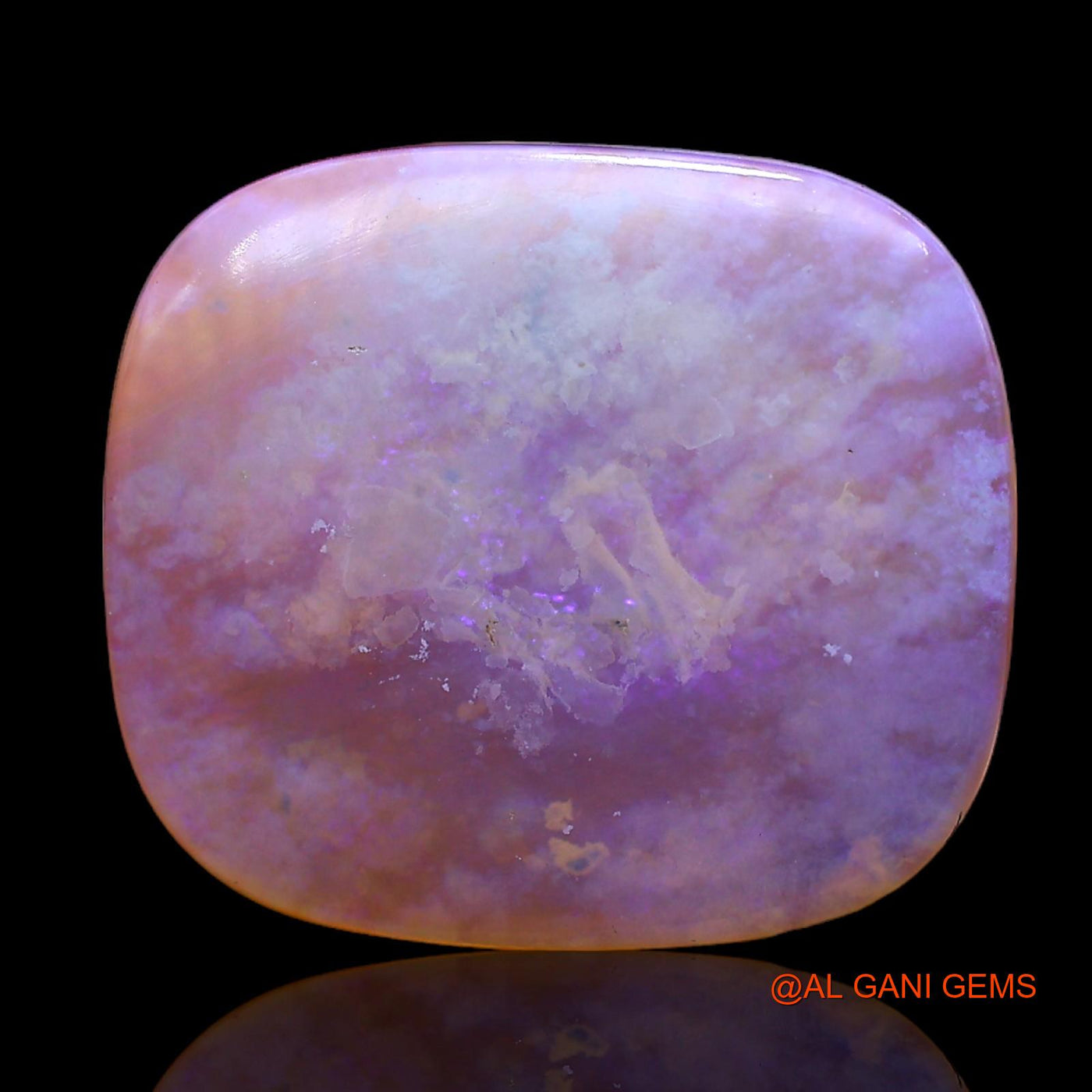 8.00 Cts Unheated Australian Fire Opal Loose Gemstone Oval Cabochon Natural 18x15x3 mm AC-215