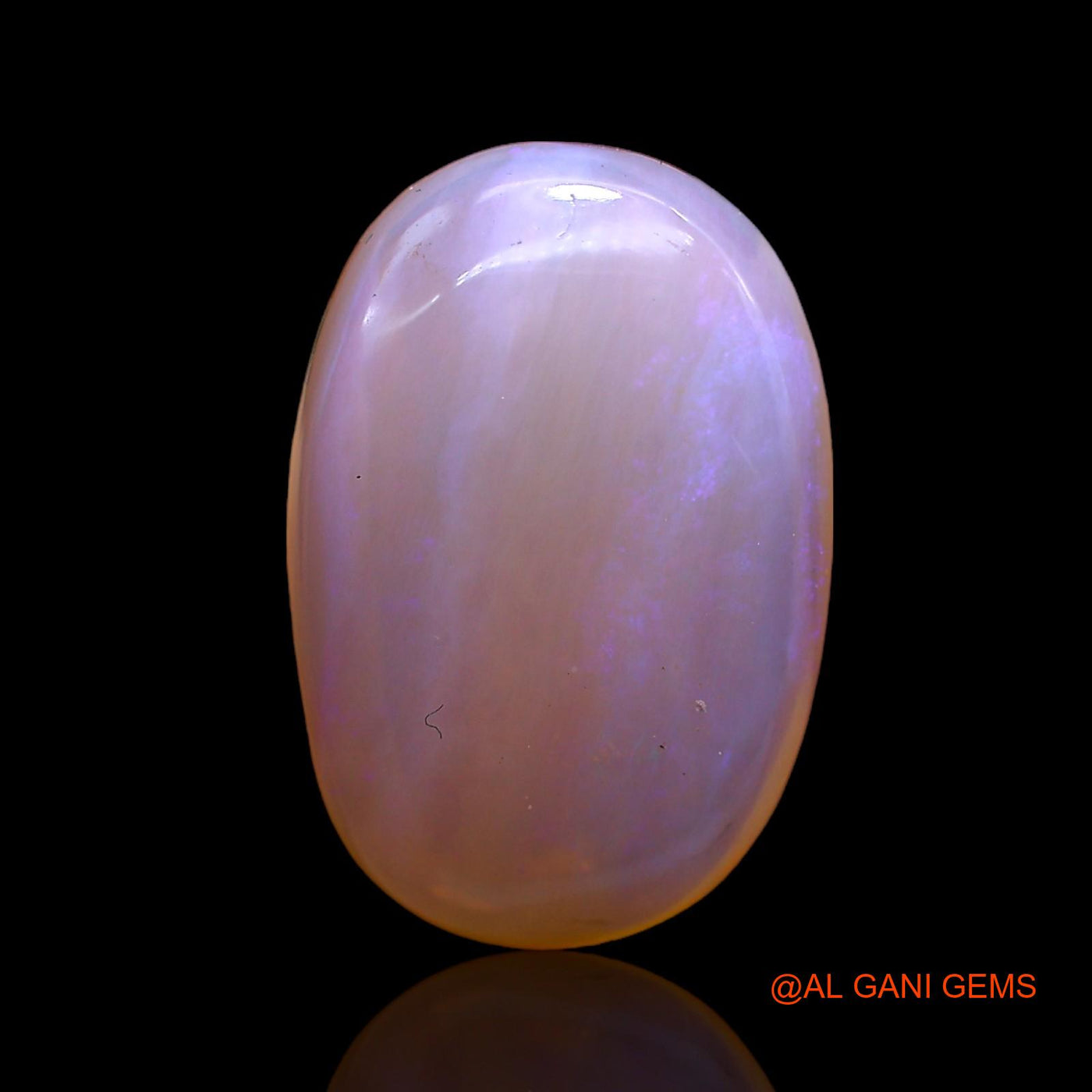 11.00 Cts Natural Australian Fire Opal Loose Gemstone Oval Cabochon 20x13x6 mm AC-216