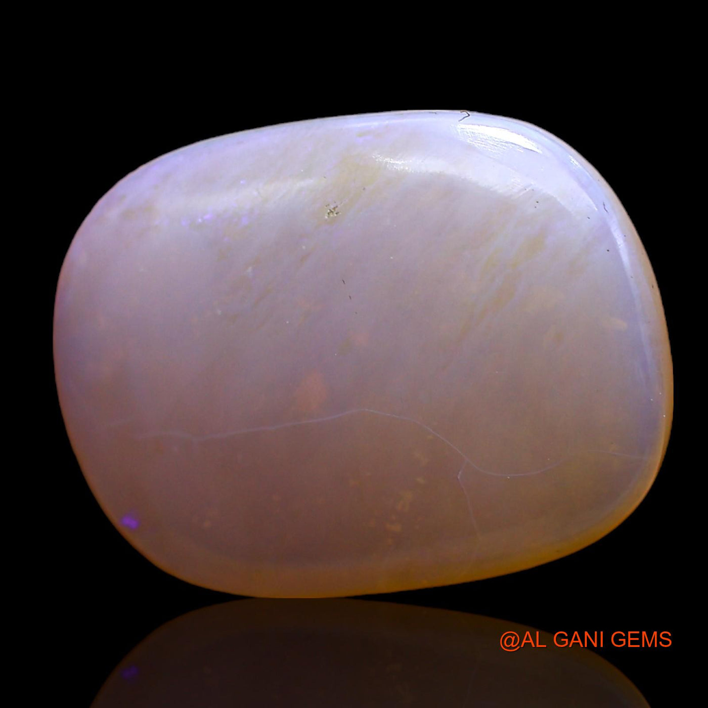 7.00 Cts Natural Australian Fire Opal Oval Cabochon Loose Gemstone For Jewelry 19x14x4 mm AC-217