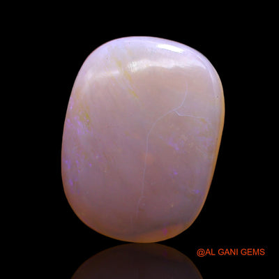 7.00 Cts Natural Australian Fire Opal Oval Cabochon Loose Gemstone For Jewelry 19x14x4 mm AC-217