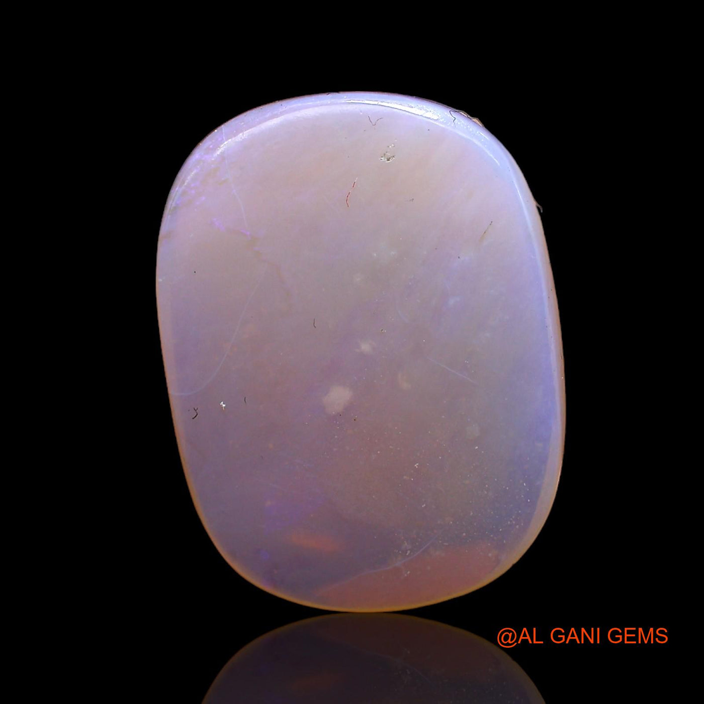 7.00 Cts Natural Australian Fire Opal Oval Cabochon Loose Gemstone For Jewelry 19x14x4 mm AC-217
