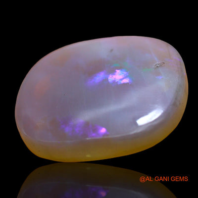9.00 Cts Natural Australian Fire Opal Loose Gemstone Oval Cabochon 17x15x4 mm AC-218