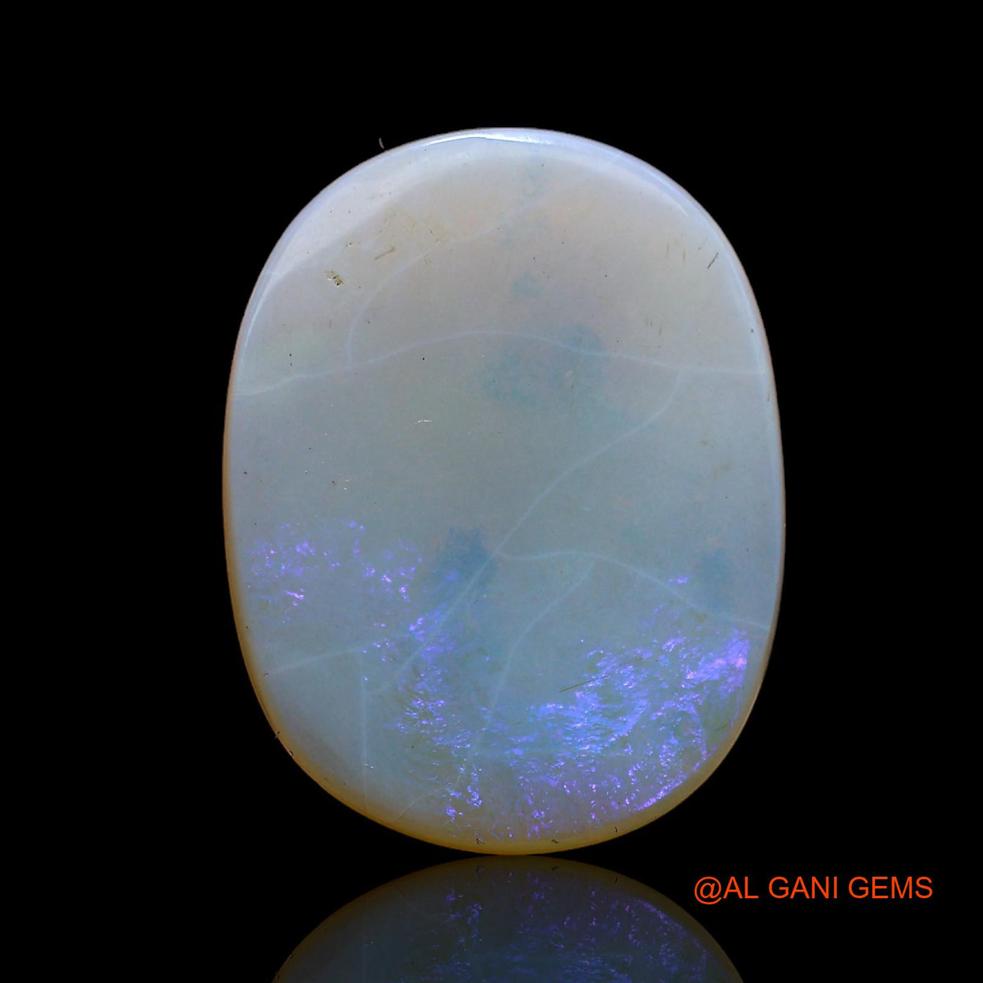 5.00 Cts Natural Australian Fire Opal Loose Gemstone Oval Cabochon 18x14x2 mm AC-219