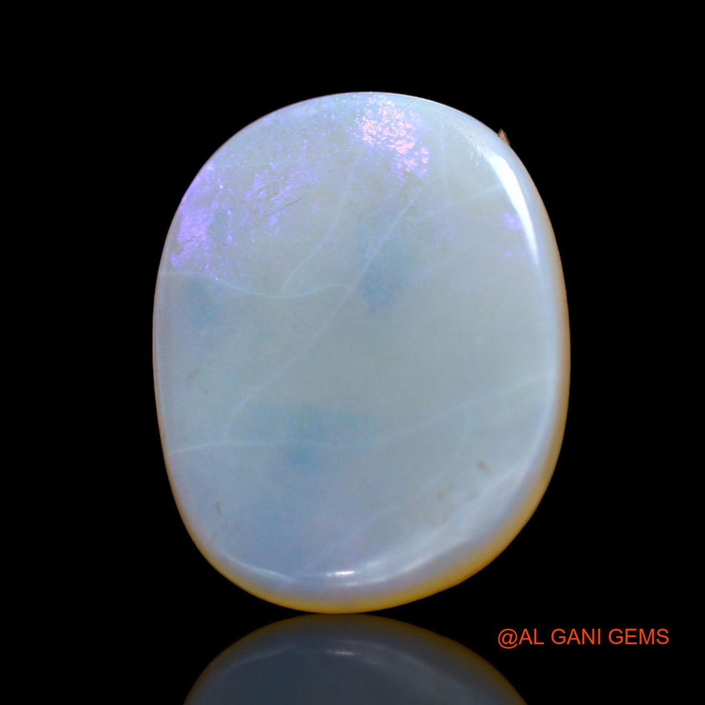 5.00 Cts Natural Australian Fire Opal Loose Gemstone Oval Cabochon 18x14x2 mm AC-219