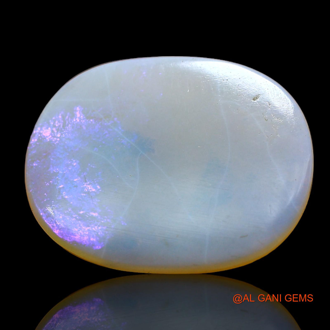 5.00 Cts Natural Australian Fire Opal Loose Gemstone Oval Cabochon 18x14x2 mm AC-219