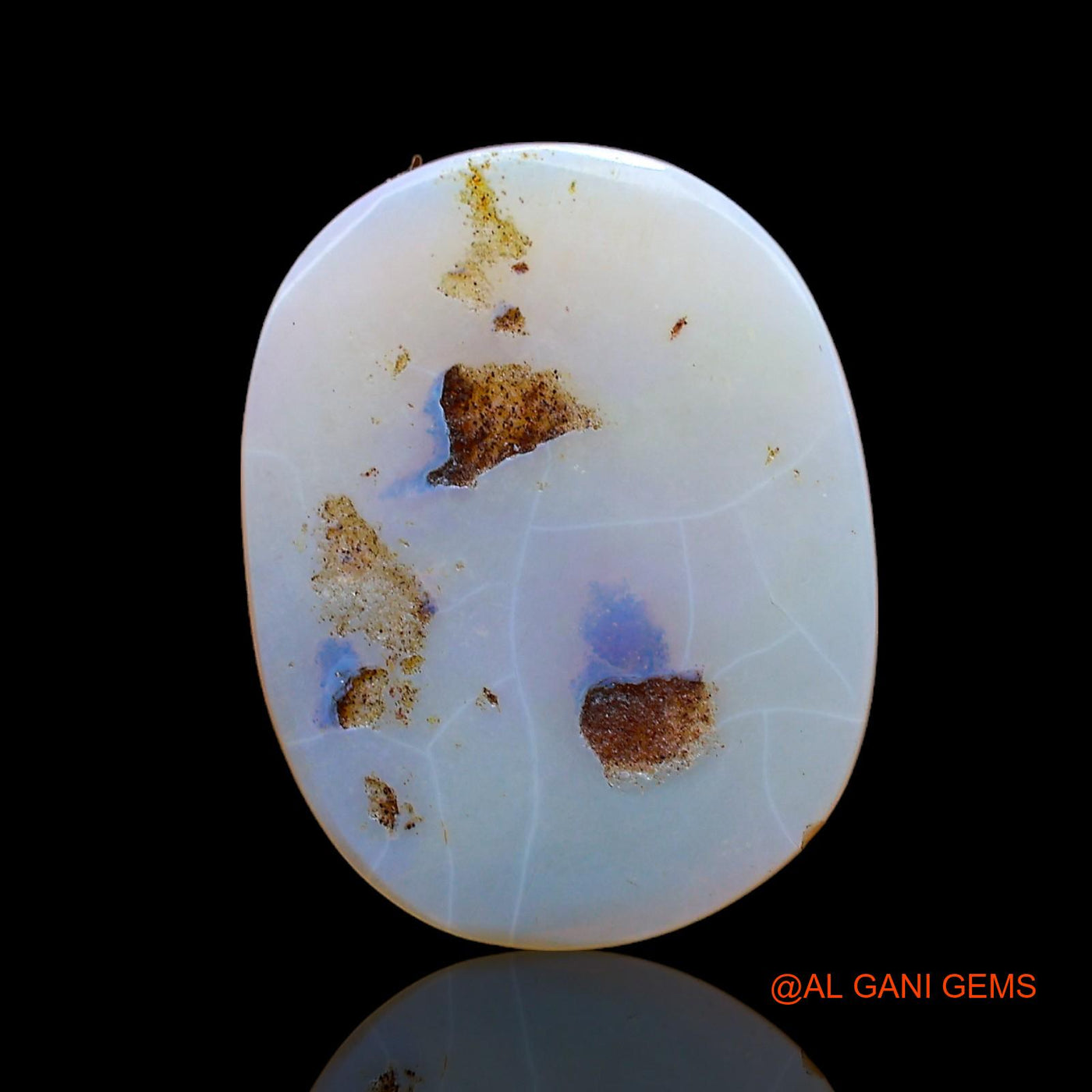 5.00 Cts Natural Australian Fire Opal Loose Gemstone Oval Cabochon 18x14x2 mm AC-219