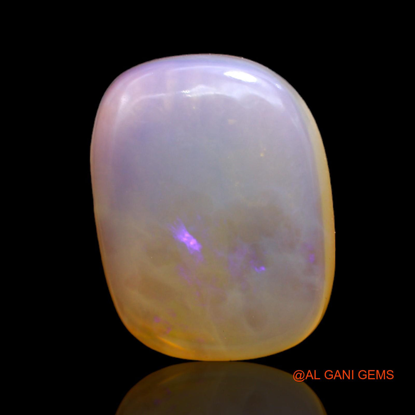 11.00 Cts Natural Australian Fire Opal Loose Gemstone Oval Cabochon 18x14x5 mm AC-21