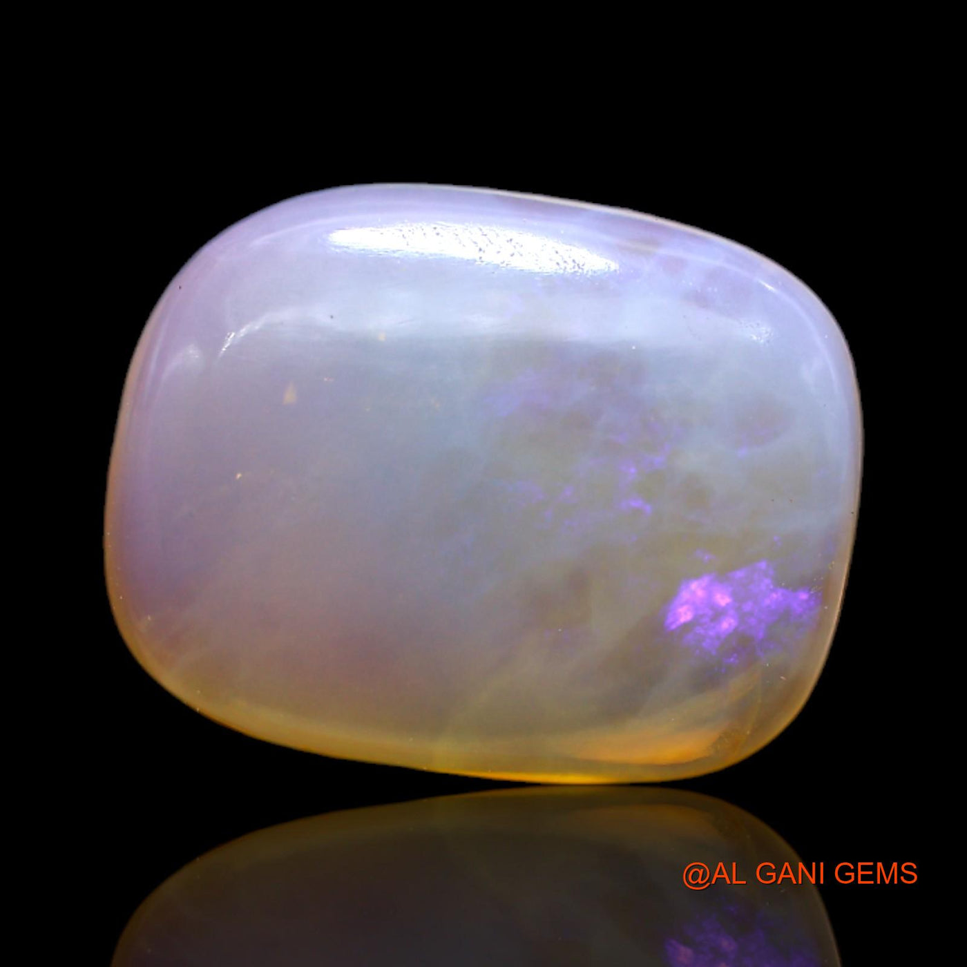 11.00 Cts Natural Australian Fire Opal Loose Gemstone Oval Cabochon 18x14x5 mm AC-21