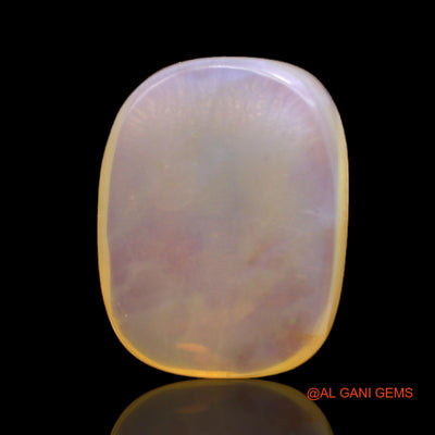 11.00 Cts Natural Australian Fire Opal Loose Gemstone Oval Cabochon 18x14x5 mm AC-21