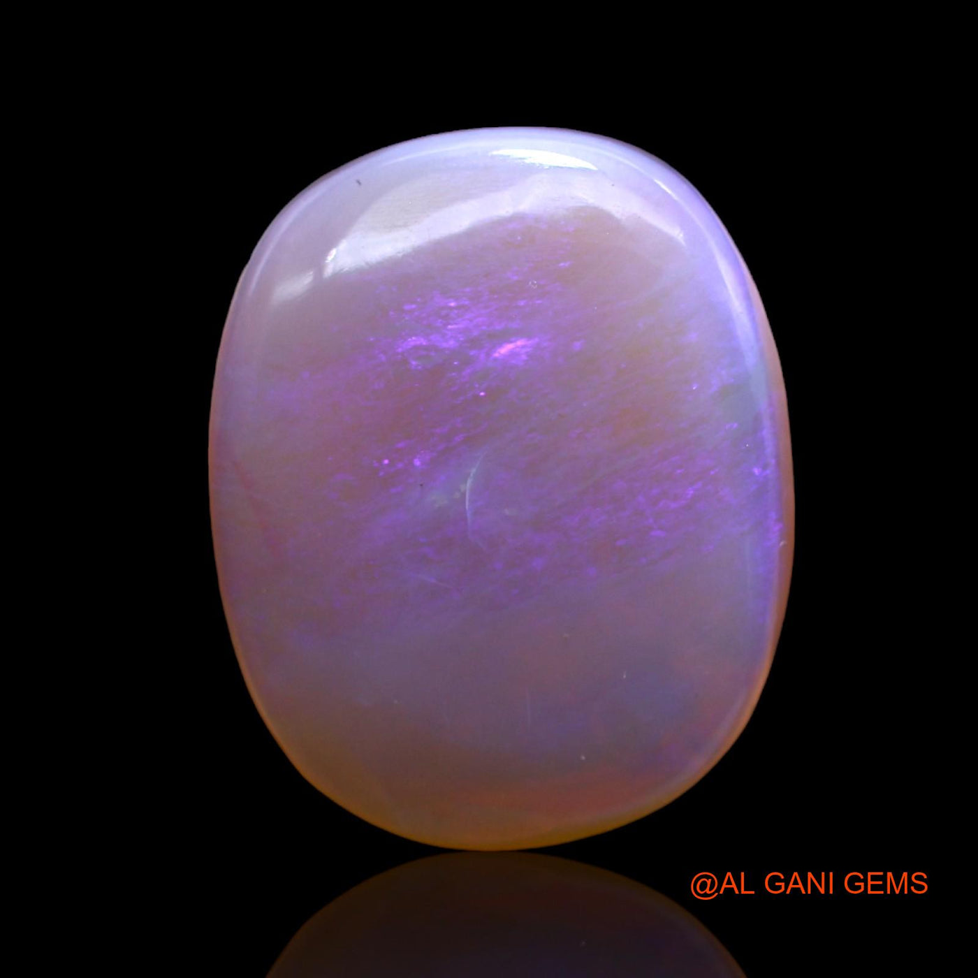 Natural Fire Opal Gemstone 11.00 Cts Loose Oval Cabochon From Australia 18x14x6 mm AC-220