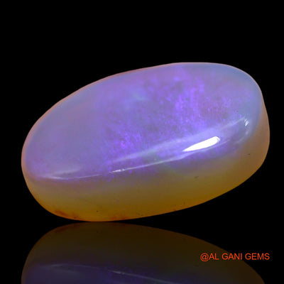 Natural Fire Opal Gemstone 11.00 Cts Loose Oval Cabochon From Australia 18x14x6 mm AC-220