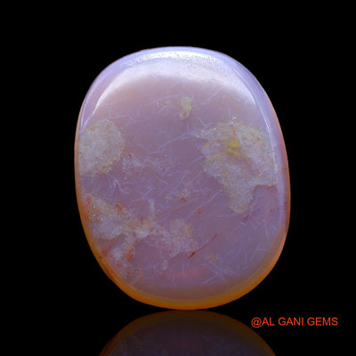 Natural Fire Opal Gemstone 11.00 Cts Loose Oval Cabochon From Australia 18x14x6 mm AC-220