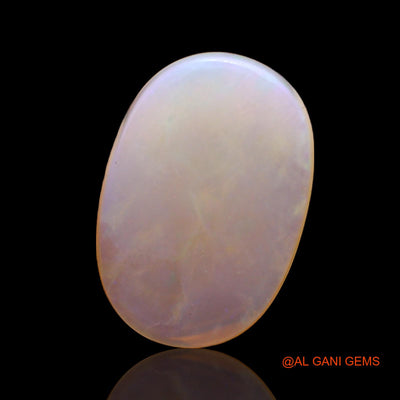 7.00 Cts Unheated Australian Fire Opal Loose Gemstone Oval Cabochon Natural 19x13x3 mm AC-222