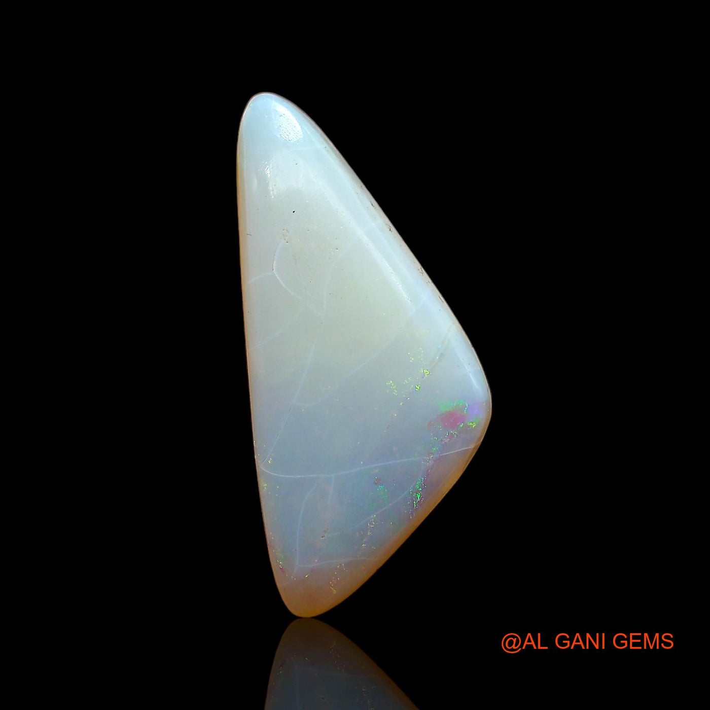 4.00 Cts Natural Australian Fire Opal Loose Gemstone Fancy Cabochon 22x10x3 mm AC-225