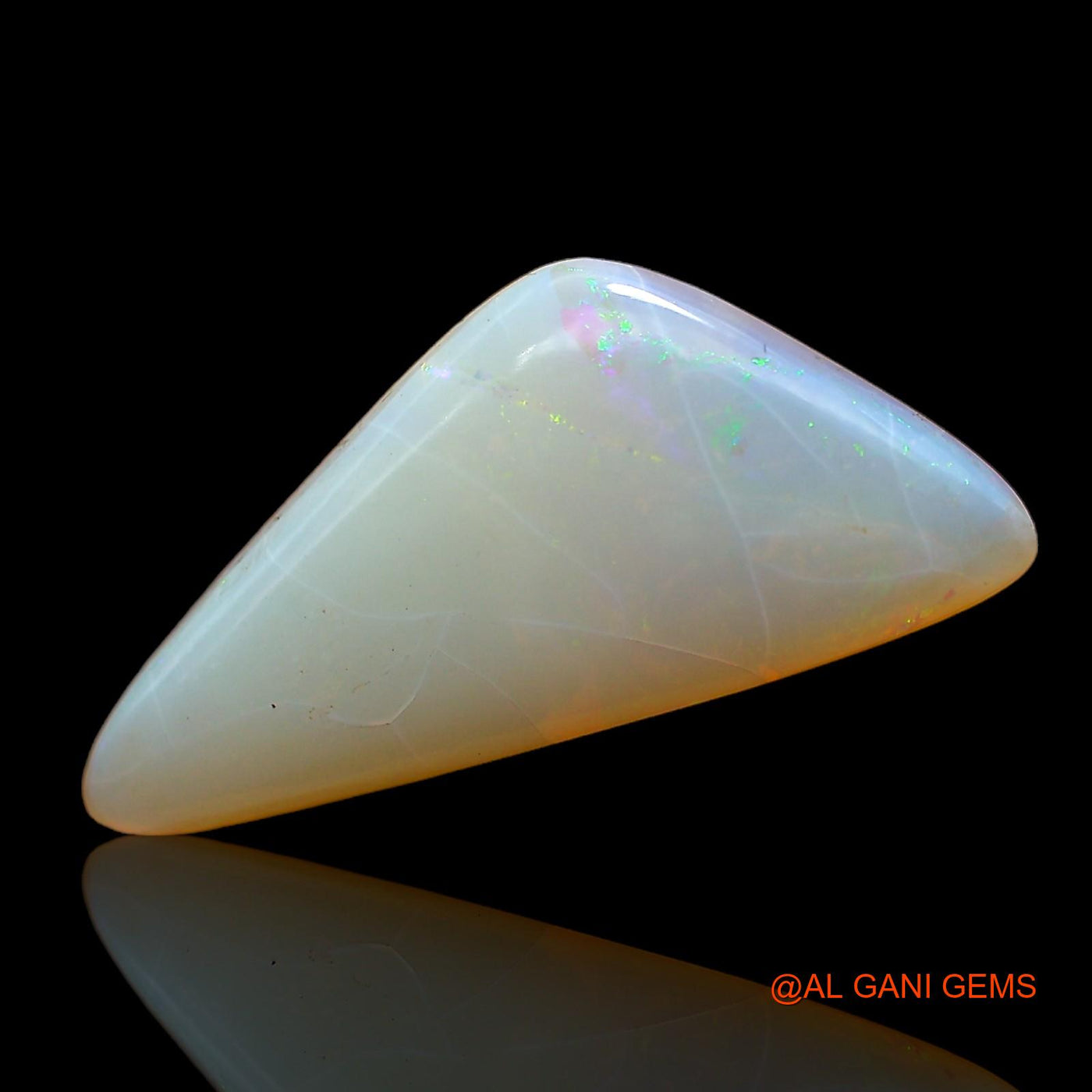 4.00 Cts Natural Australian Fire Opal Loose Gemstone Fancy Cabochon 22x10x3 mm AC-225