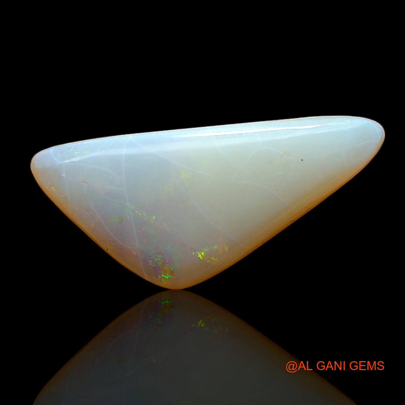 4.00 Cts Natural Australian Fire Opal Loose Gemstone Fancy Cabochon 22x10x3 mm AC-225