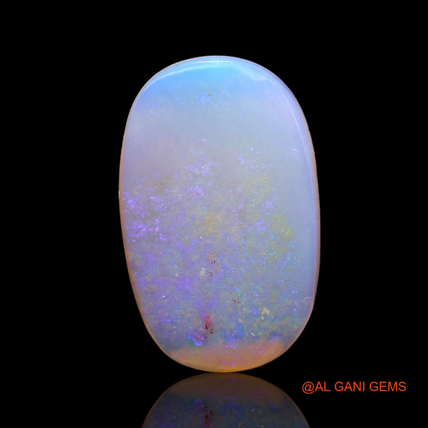 5.00 Cts Natural Australian Fire Opal Loose Gemstone Oval Cabochon 19x12x2 mm AC-226